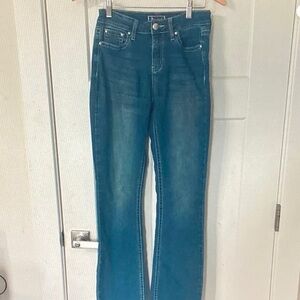 Soundgirl Women's Straight Leg Blue Jeans